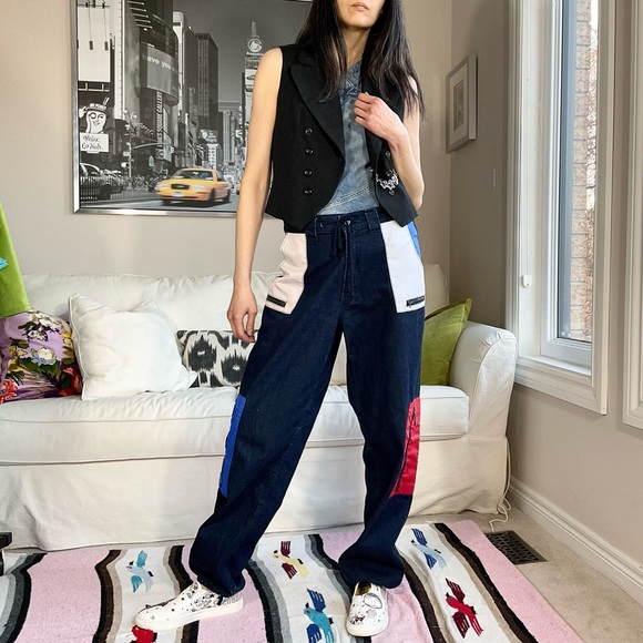 Boy London colour block denim jeans - Picture 2 of 16